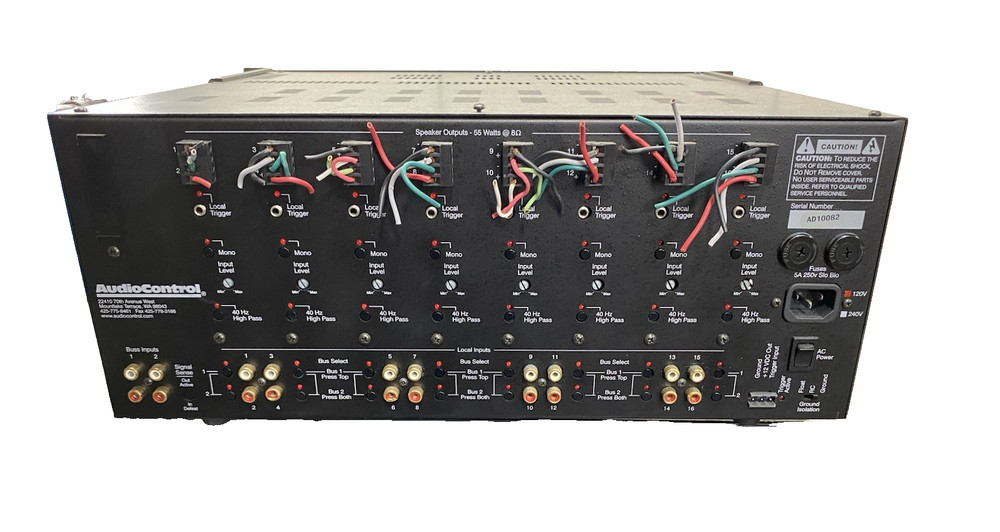 AudioControl The Architect Model 950 Multi-Zone Power Amplifier/Speaker Optimize