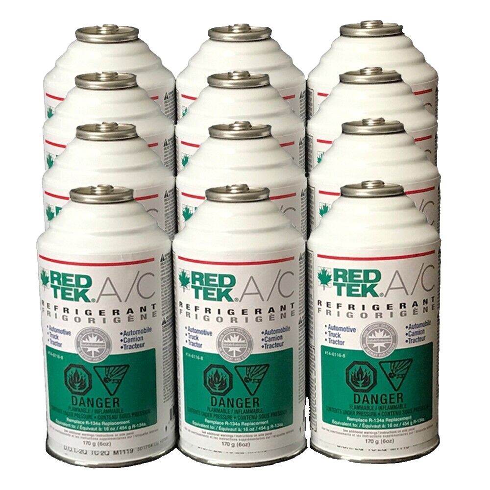 REDTEK 134a Replacement - Case of 12 cans (6 oz)