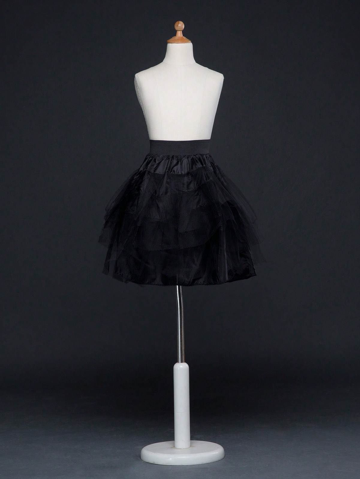 Flower Girls Petticoat with 3 Layers Slip Elastic Child's Crinoline Underskirt