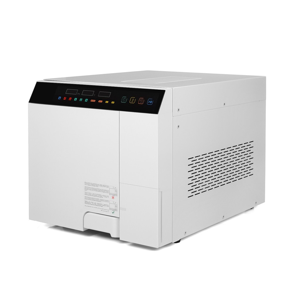 18L Class B Fully Automatic Autoclave 3 Times Vacuum Steam Sterilizer Printer US