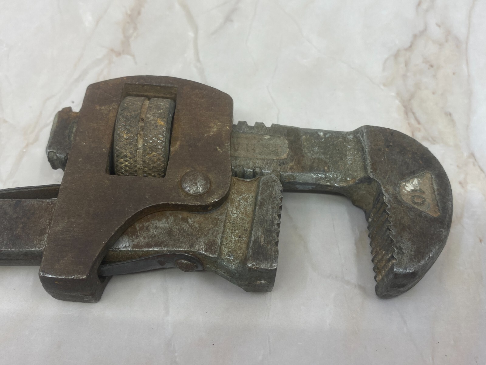 Vintage Adjustable Pipe Wrench Billings 10 A Made In USA Drop Forged