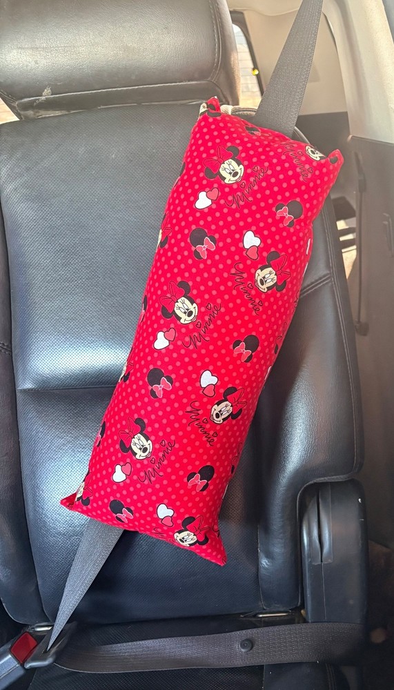Seatbelt Pillow Minnie Mouse Handmade