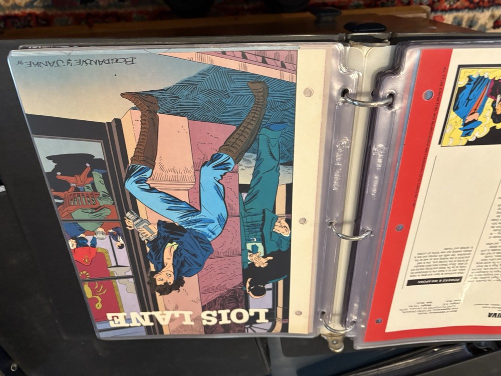 Comic Book Bio Binder