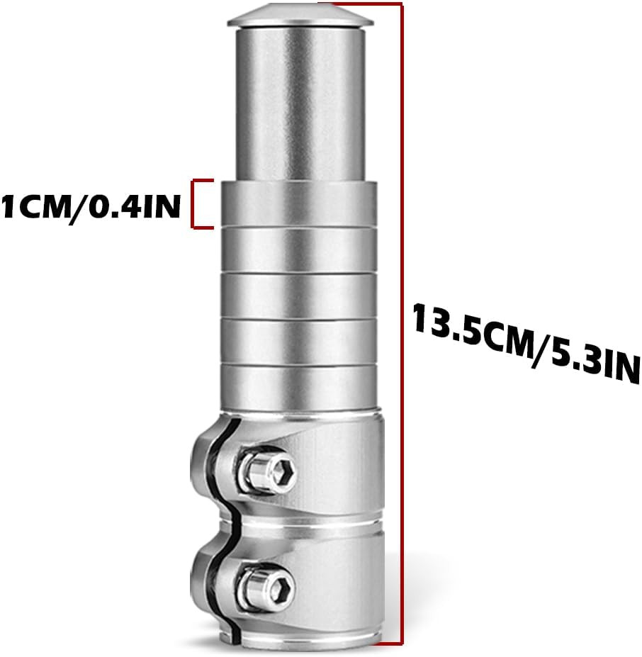 Bike Stem Riser - 3 Pack - Adjustable Height Bike Fork Stem Extender, Handleb...