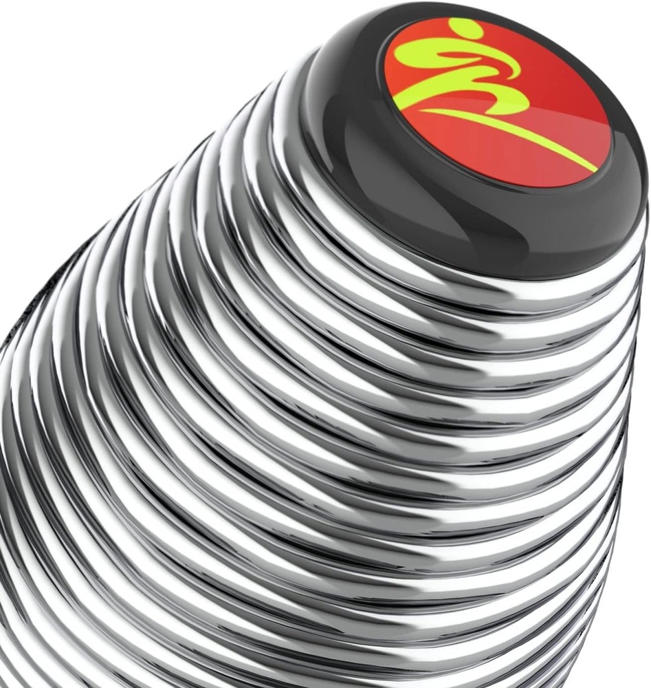 2 Pack Grip Strength Trainer, Goldboy Spring Stress Ball - Hand Small, Silver