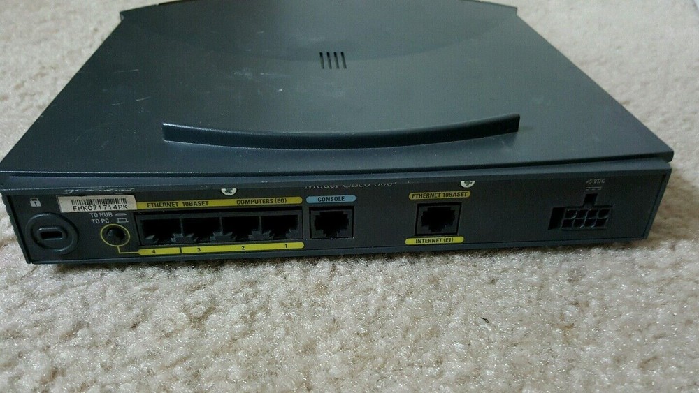 Cisco 806 Small Business Router Does not include power cord