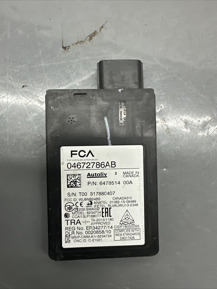 207 2022 CHRYSLER PACIFICA REAR BLIND SPOT SENSOR DETECTION RADAR MODULE OEM