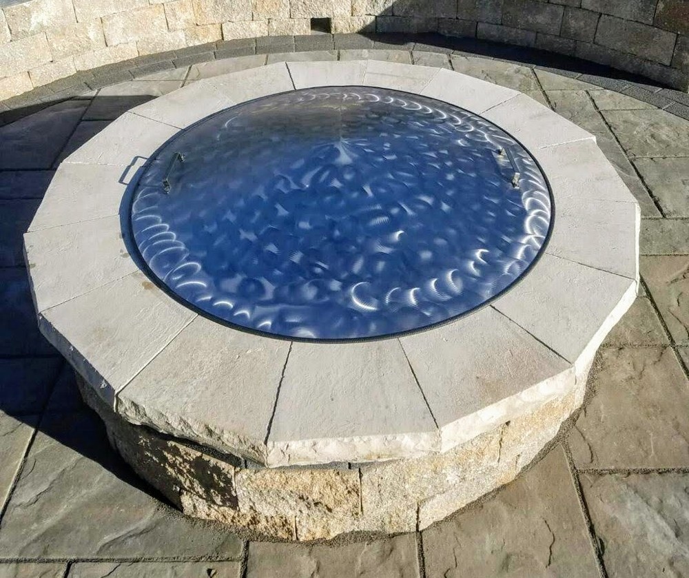 Fire Pit Ring Round 11 ga Steel. Extra Deep 30 wide x 20 deep,