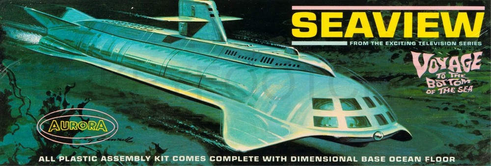 Aurora Seaview 6" x 18" Metal Sign