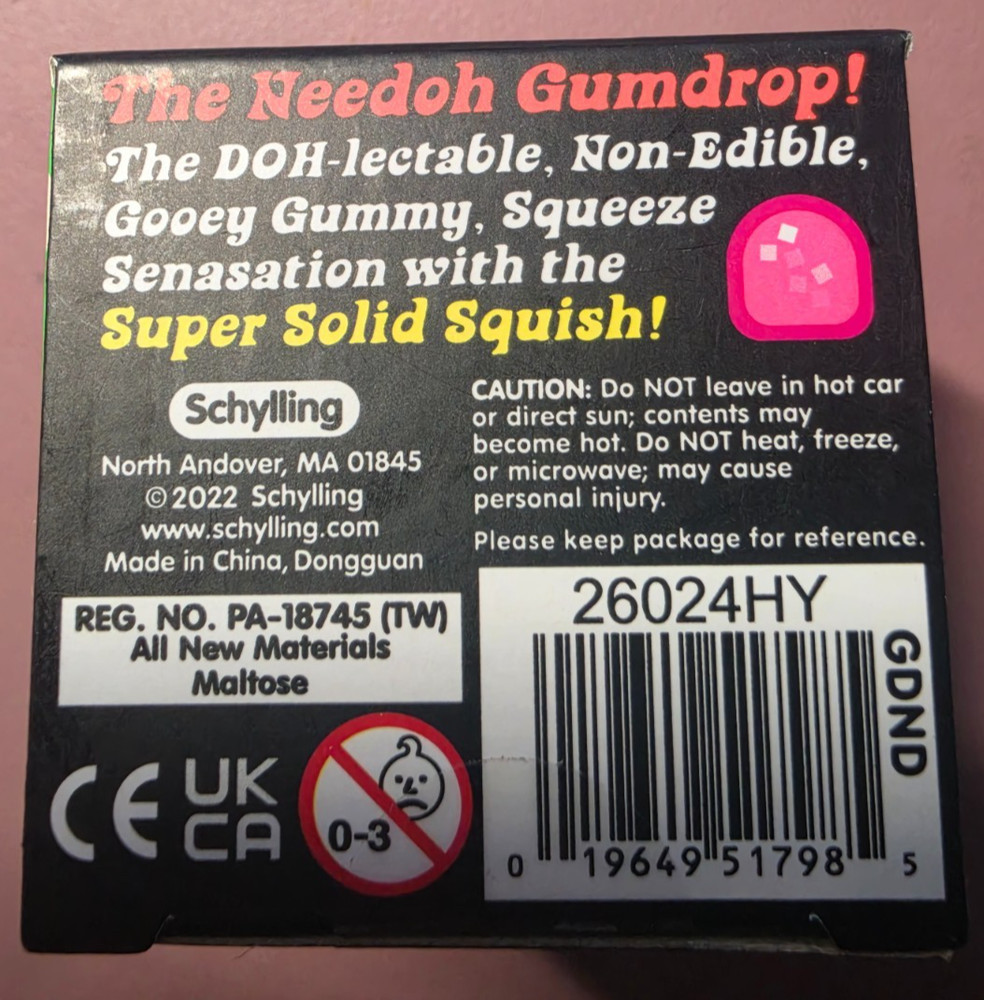 Needoh Gumdrop - Pink