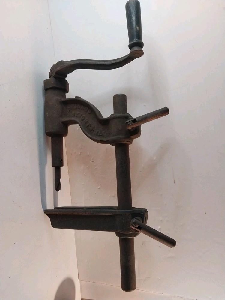 Vintage COLE TOOL MFG Pipe Hand Manual Drill Press