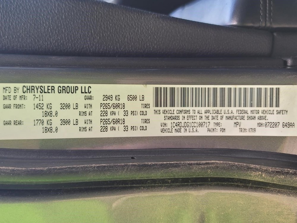 Temperature Control Front Control Fits 11-13 DURANGO 2303769
