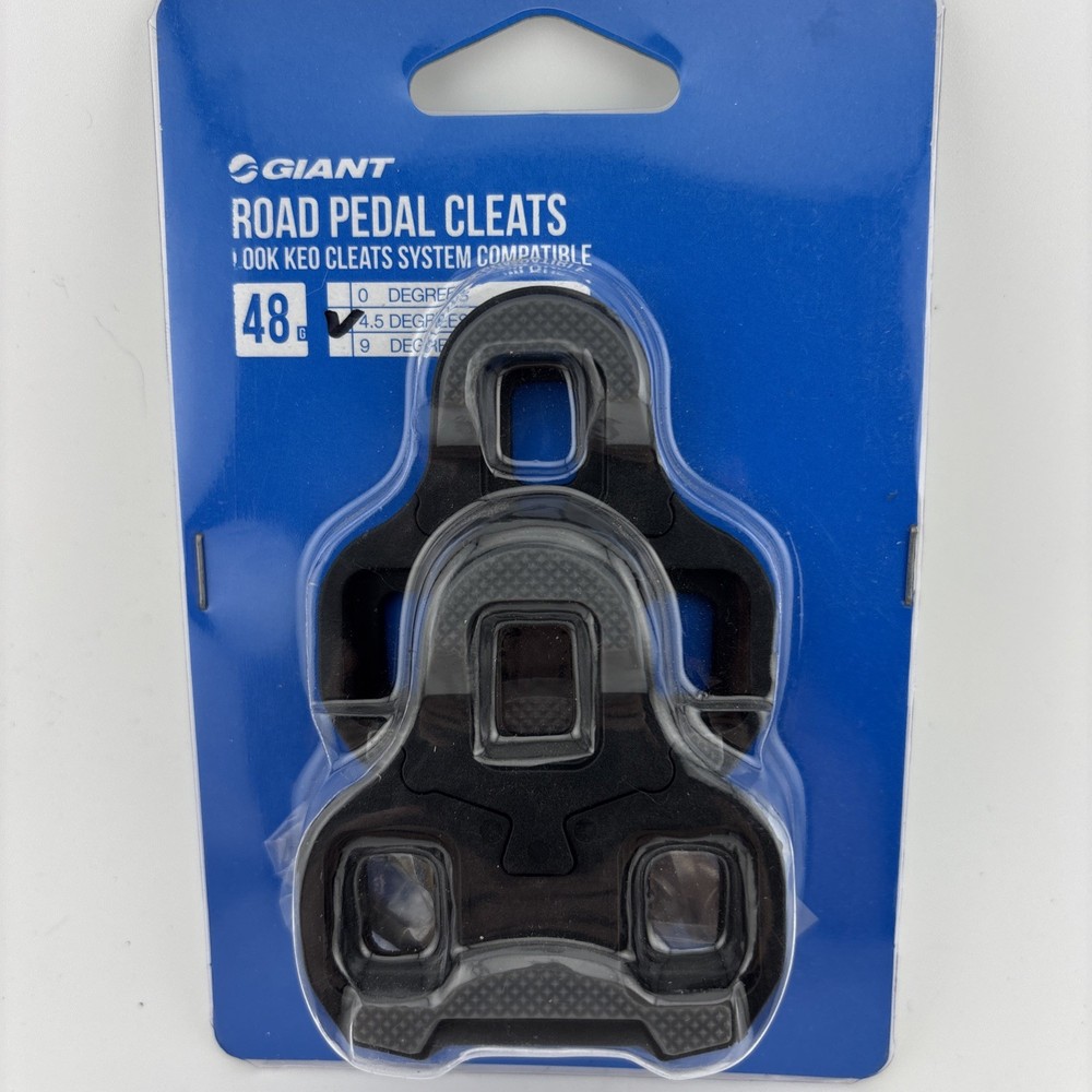 Giant Road Elite Clipless Bicycle Pedals - Look Compatible Cleat 4.5 Degrees