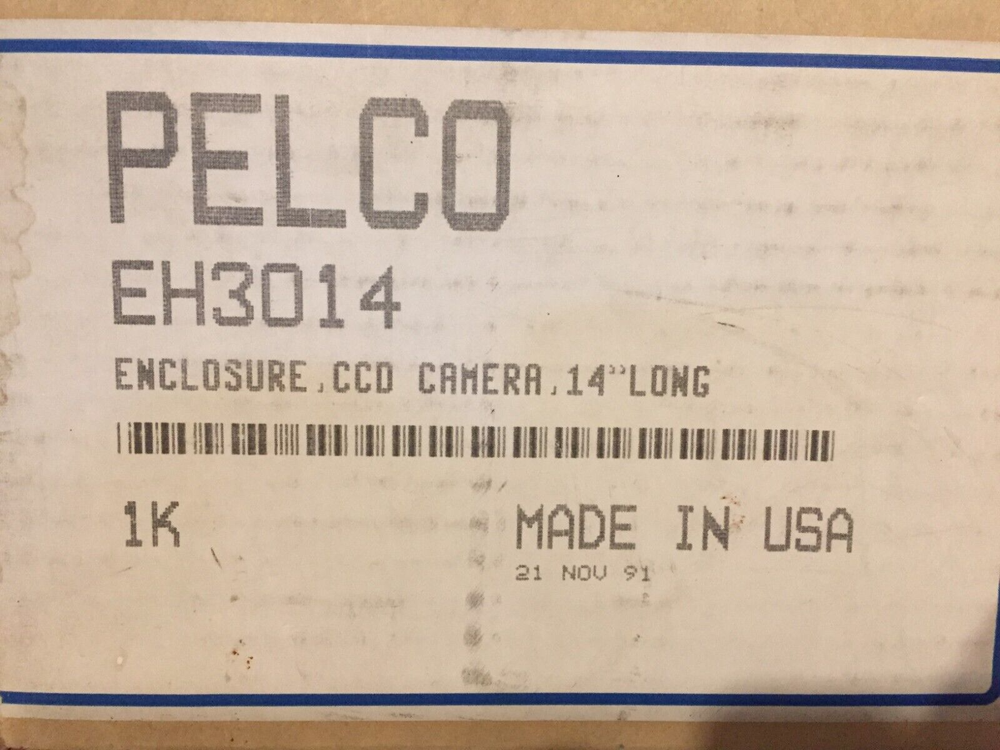 Pelco Enclosure , CCD Camera, 14" Long, EH3014, Open Box