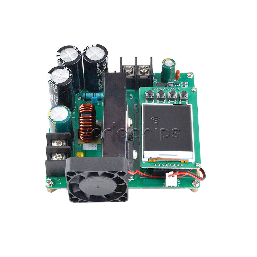 DC9V~60V 900W 15A CNC LCD Display Constant Current Voltage DC Boost Module New