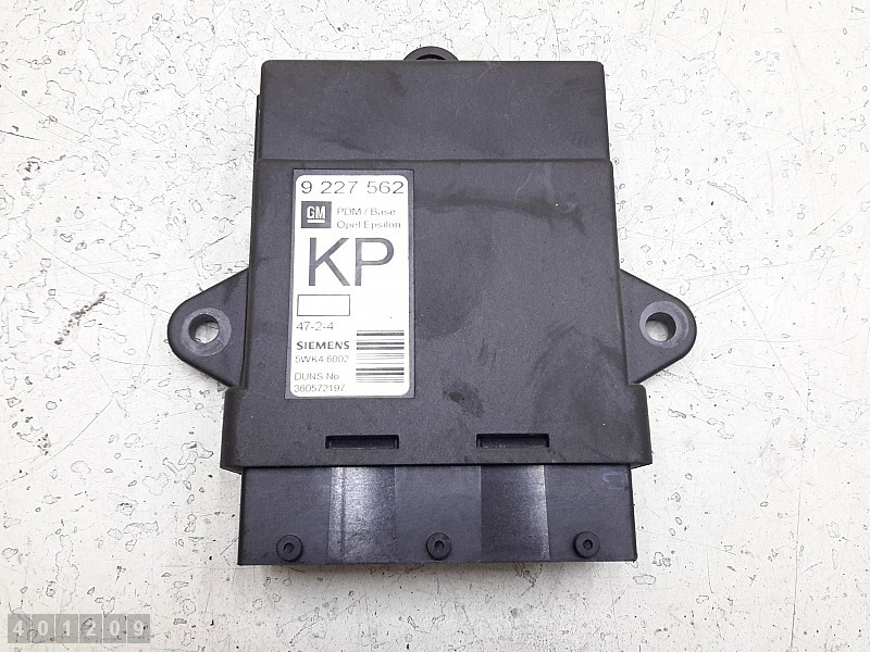 2004 OPEL VECTRA ECU DOOR CONTROL UNIT/MODULE 9227562