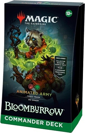 Magic The Gathering Bloomburrow Animated Army Commander Deck