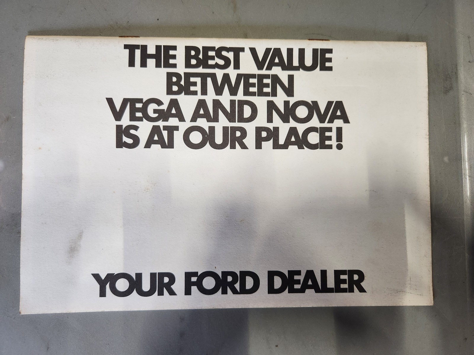Ford Maverick Advertisement Brochure