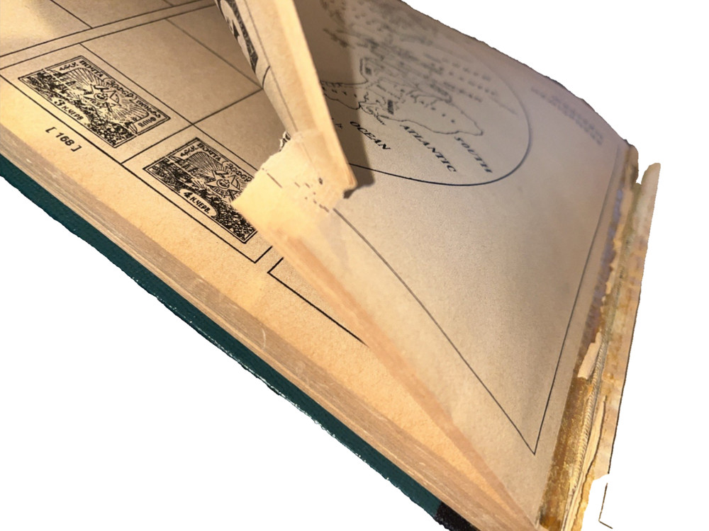 The Modern Collectors Postage Stamp Album Whitman Publishing is Used Age Damage