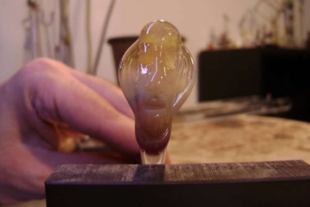 Tribal Face Graphite Glass Lampwork Push Mold 2-in-1