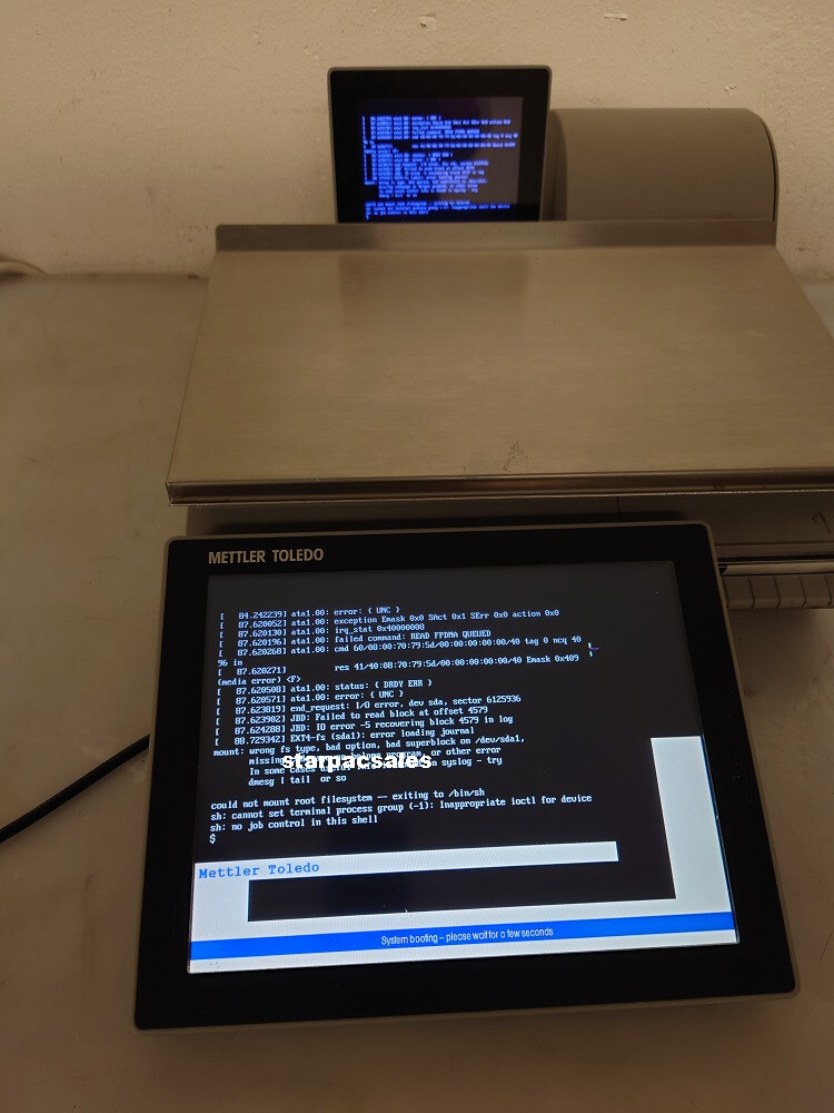 Mettler Toledo UCCW Deli Bakery Produce Touch Screen Scale Software Error Issues