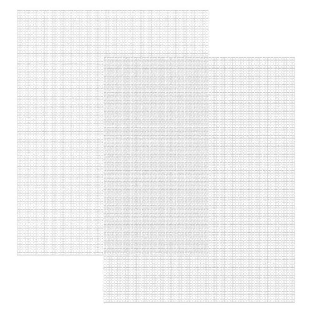 Caydo 2PCS 7 Count Plastic Mesh Canvas 10.5x13.5 Sheet