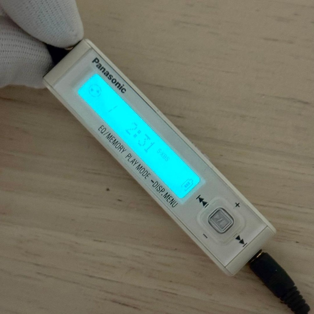 Panasonic SJ-MJ100 Portable MD Player Operation confirmed