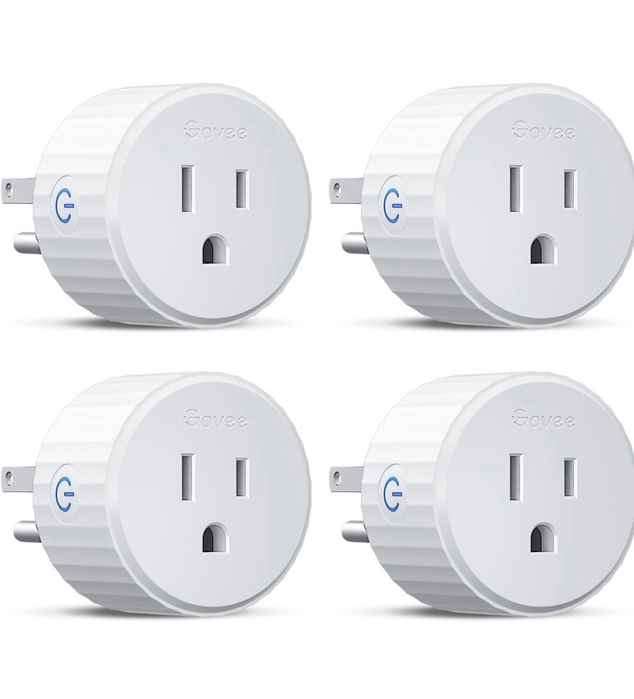 Govee Smart Plug with Timer & Group Controller, WiFi Outlet for Home, 4 Pack