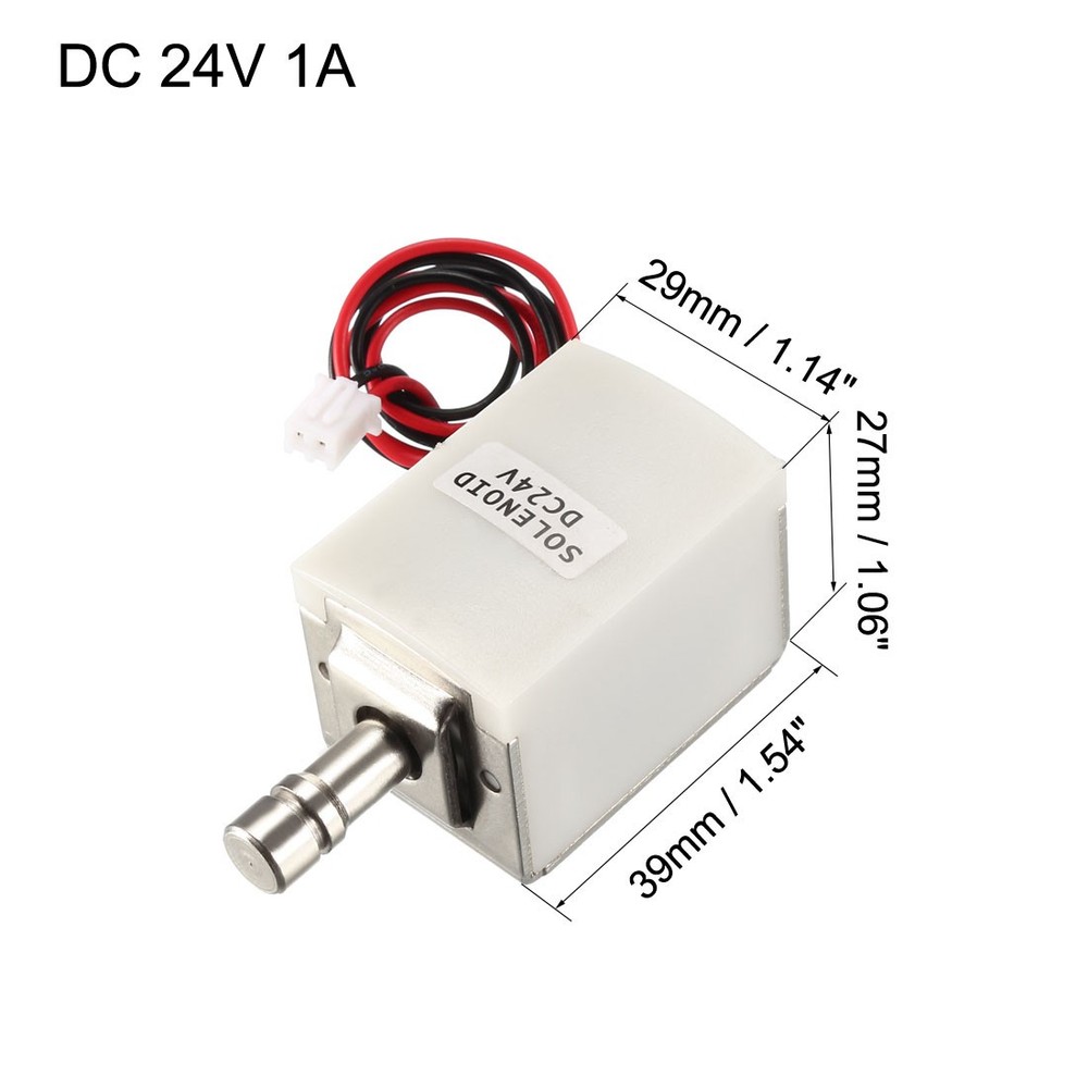 DC 24V 1A 9.6mm Electromagnetic Solenoid Lock Push Pull Type for Electirc Lock