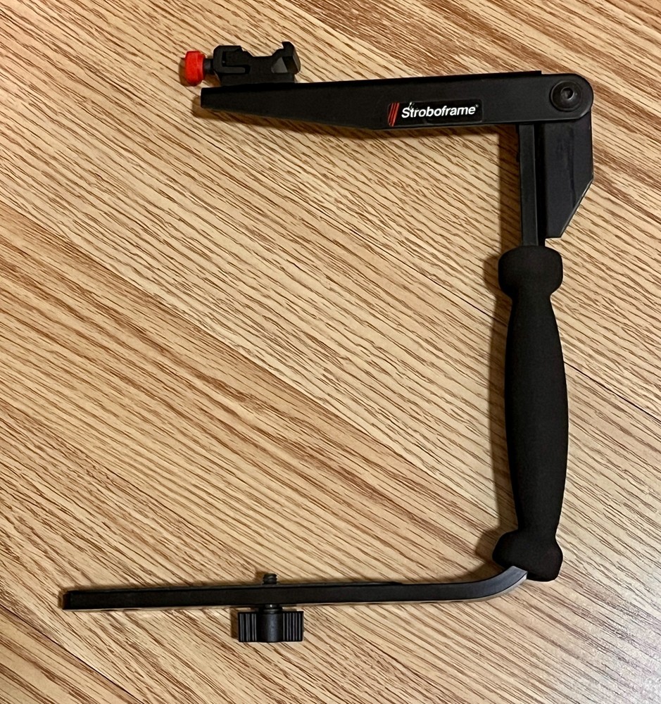 Stroboframe Camera and Flash Bracket Adjustable Handheld Off-Camera Flash Mount