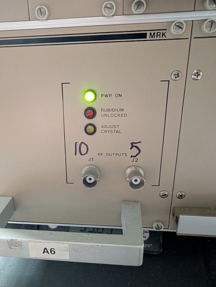 Efratom MFS-286 Dual Rubidium Frequency Standard Atomic Clock 10MHz DOUBLE LOCK
