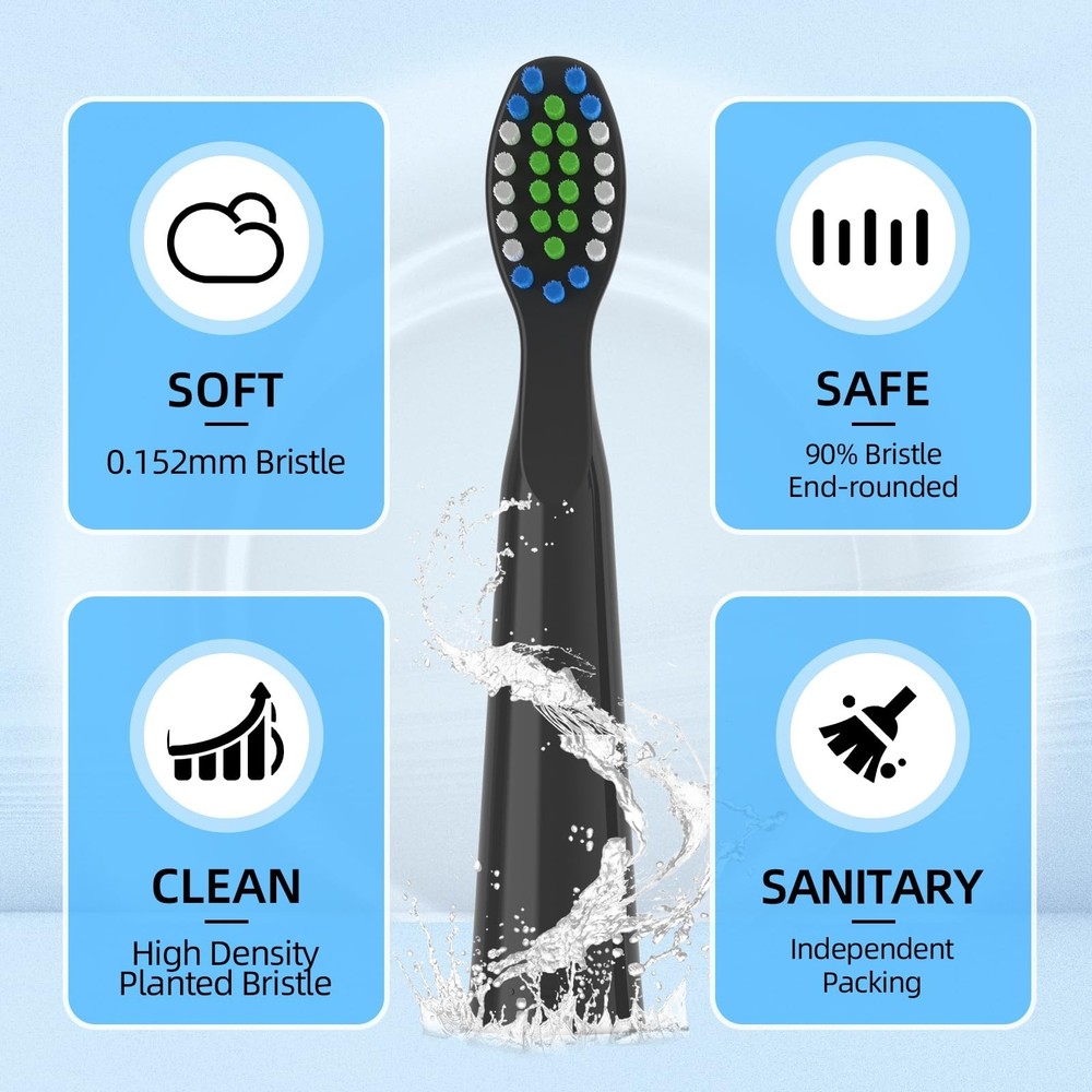 Compatible with Bitvae D2 Electric Toothbrush Replacement Heads, for Bitvae D...