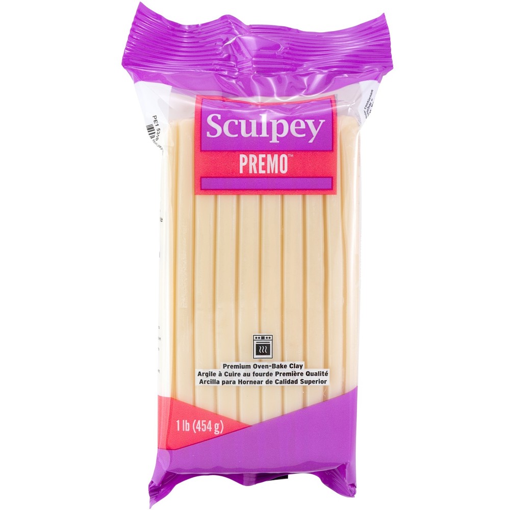 Sculpey Premo Polymer Clay 1lb-Translucent