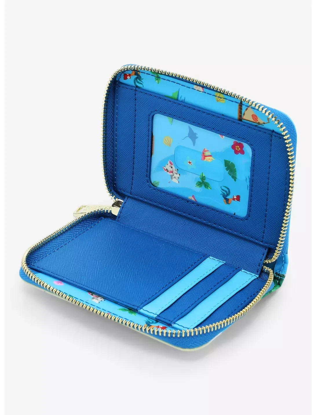 Loungefly Disney Moana Pua Canoe Wallet Hei Hei NEW SEALED