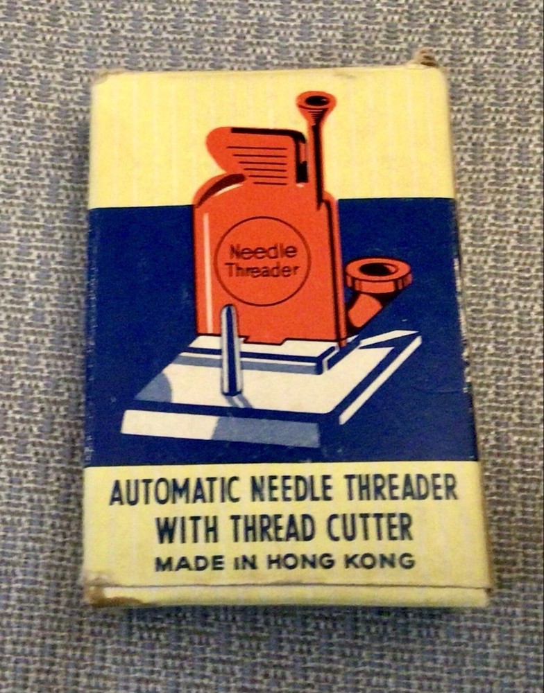 vintage automatic needle threader with thread cutter
