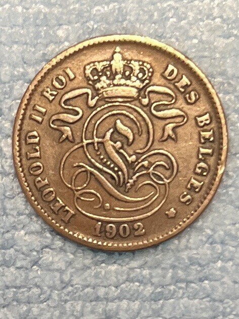 Belgium - 2 centimes 1902