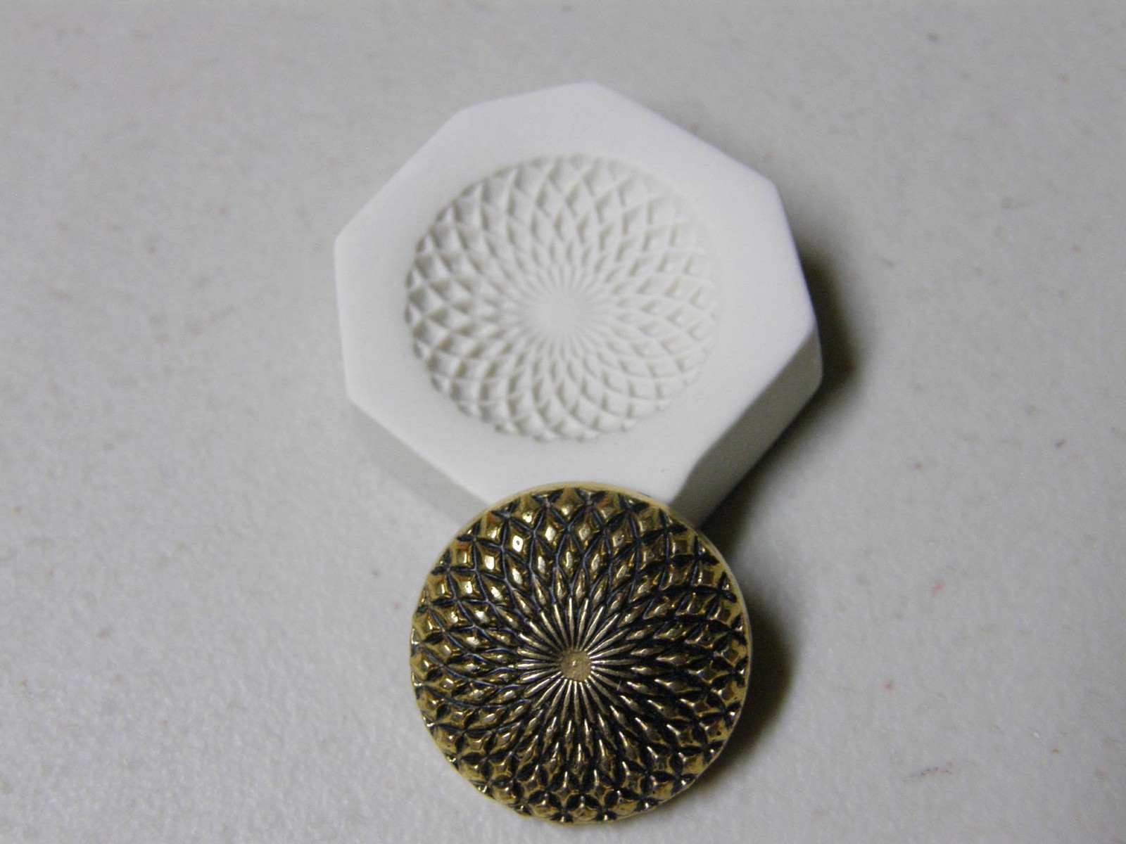 Chrysanthemum Flower Polymer Clay Mold (#MD1018)