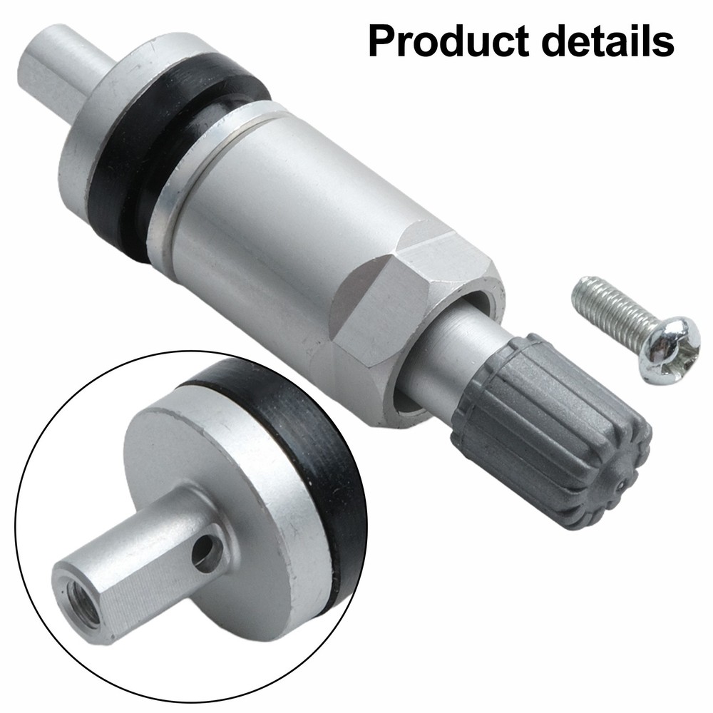2pcs Aluminum Valves for TPMS Sensor Suitable for High/Low Temperatures