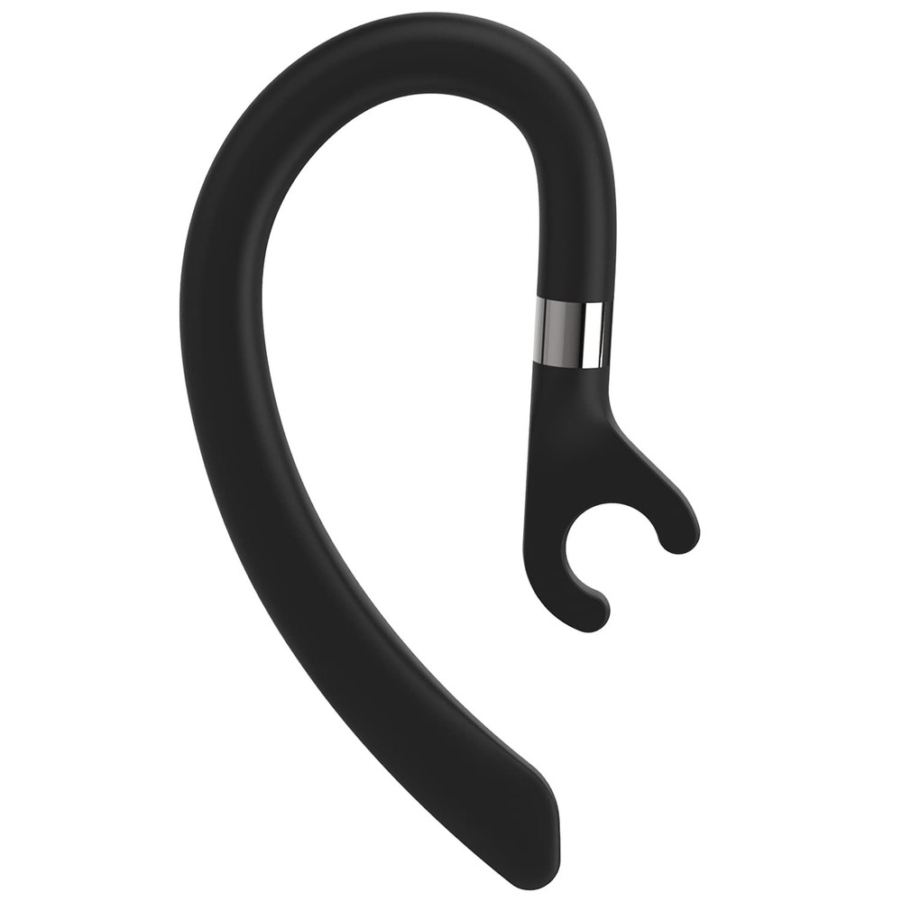 Replacement Ear Hooks for Earpiece, AMZLUV Solf Silicon Flexible Large, Black