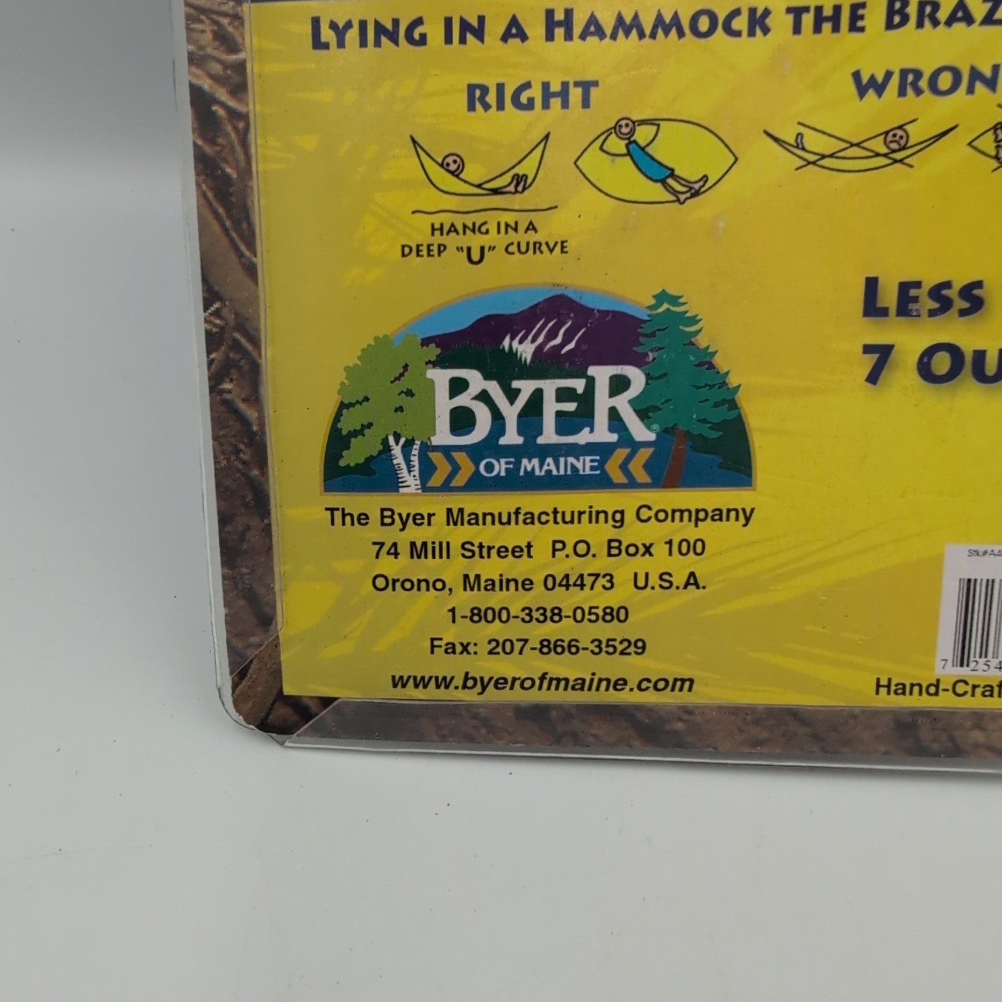New Byer Of Maine Amazonas MicroRope Ultralight Hammock Rope Set A4016