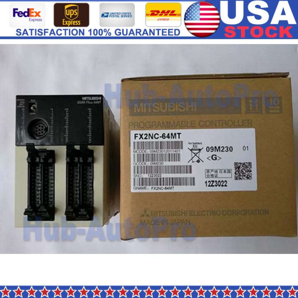 New Mitsubishi FX2NC-64MT PLC Programmable Controller Expedited Shipping One