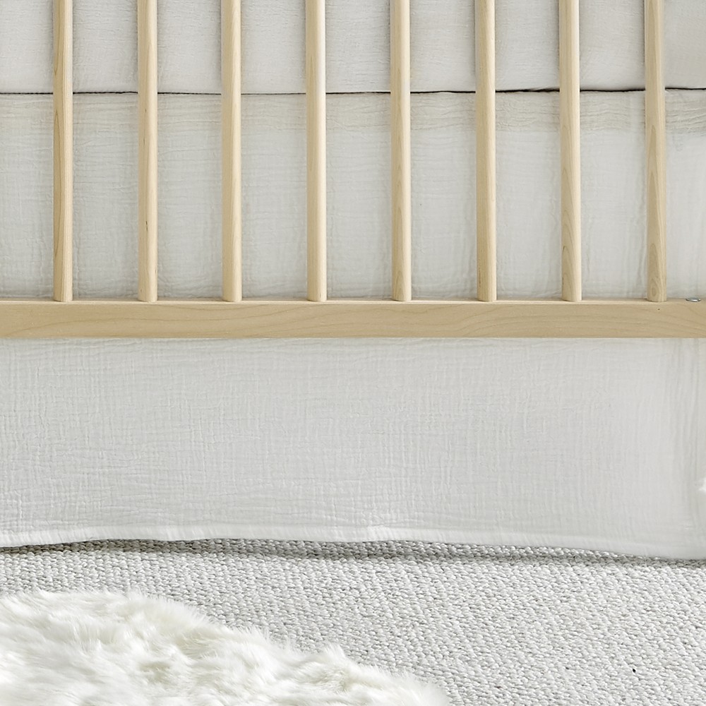Cloud Muslin Dust Ruffle - Levtex Baby