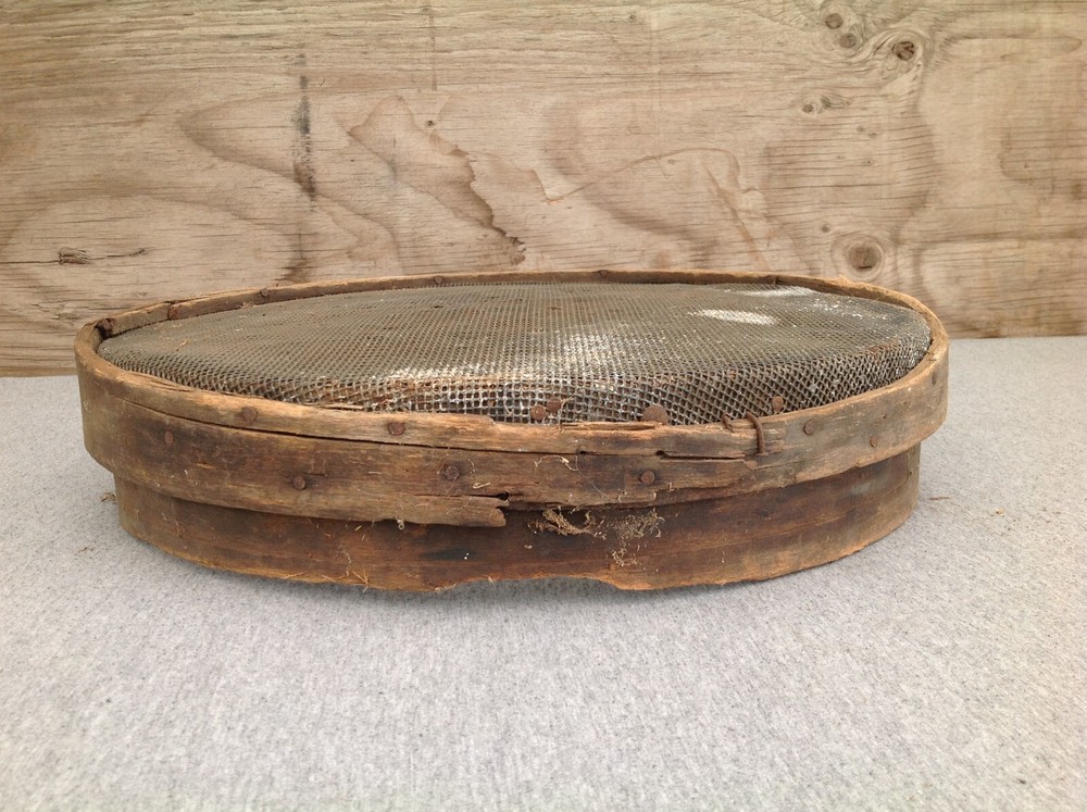 Antique Large 18" Round Sifter