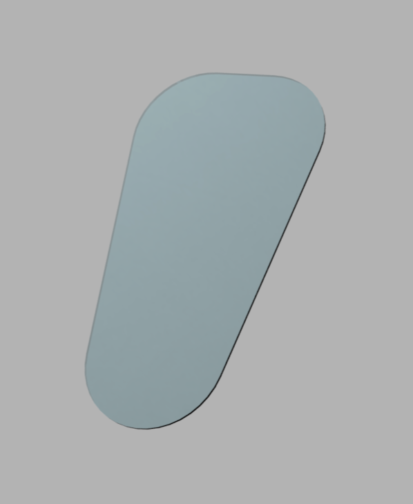 New Holland Case IH Window 355 Grinder Mixer Acrylic Replacement Window 163745