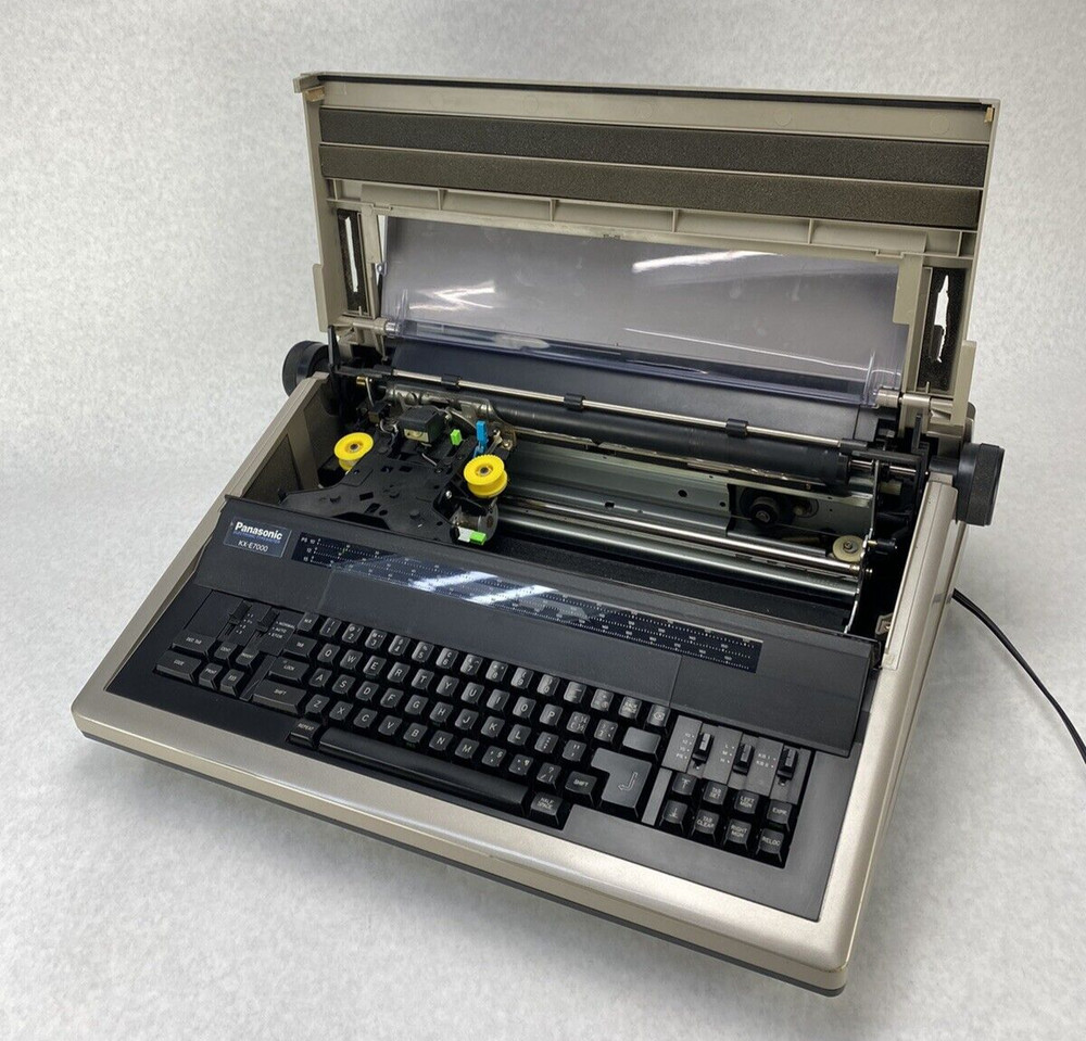 DEFECTIVE Panasonic KXE7000 Electric Typewriter G3D