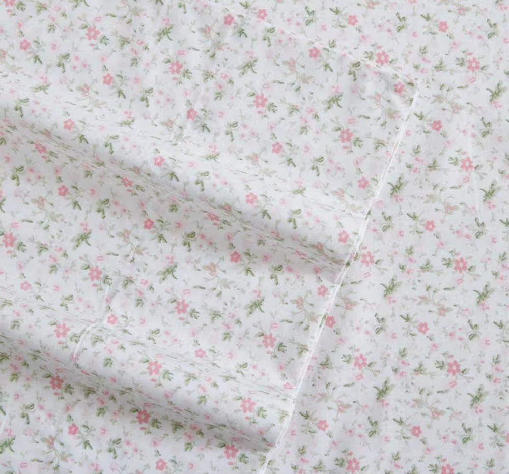Laura Ashley Cotton Percale Queen Sheet Set
