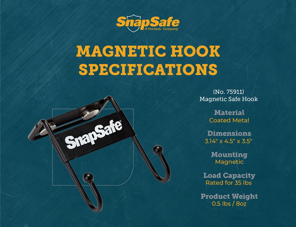 SnapSafe Magnetic Safe Hook