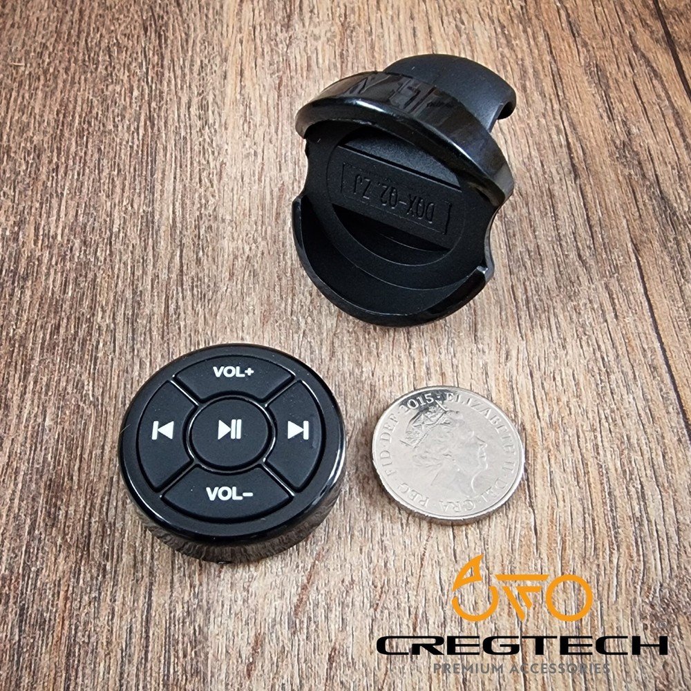 Bluetooth remote motorcycle helmet comms for Android iPhone ideal for Ruroc etc.