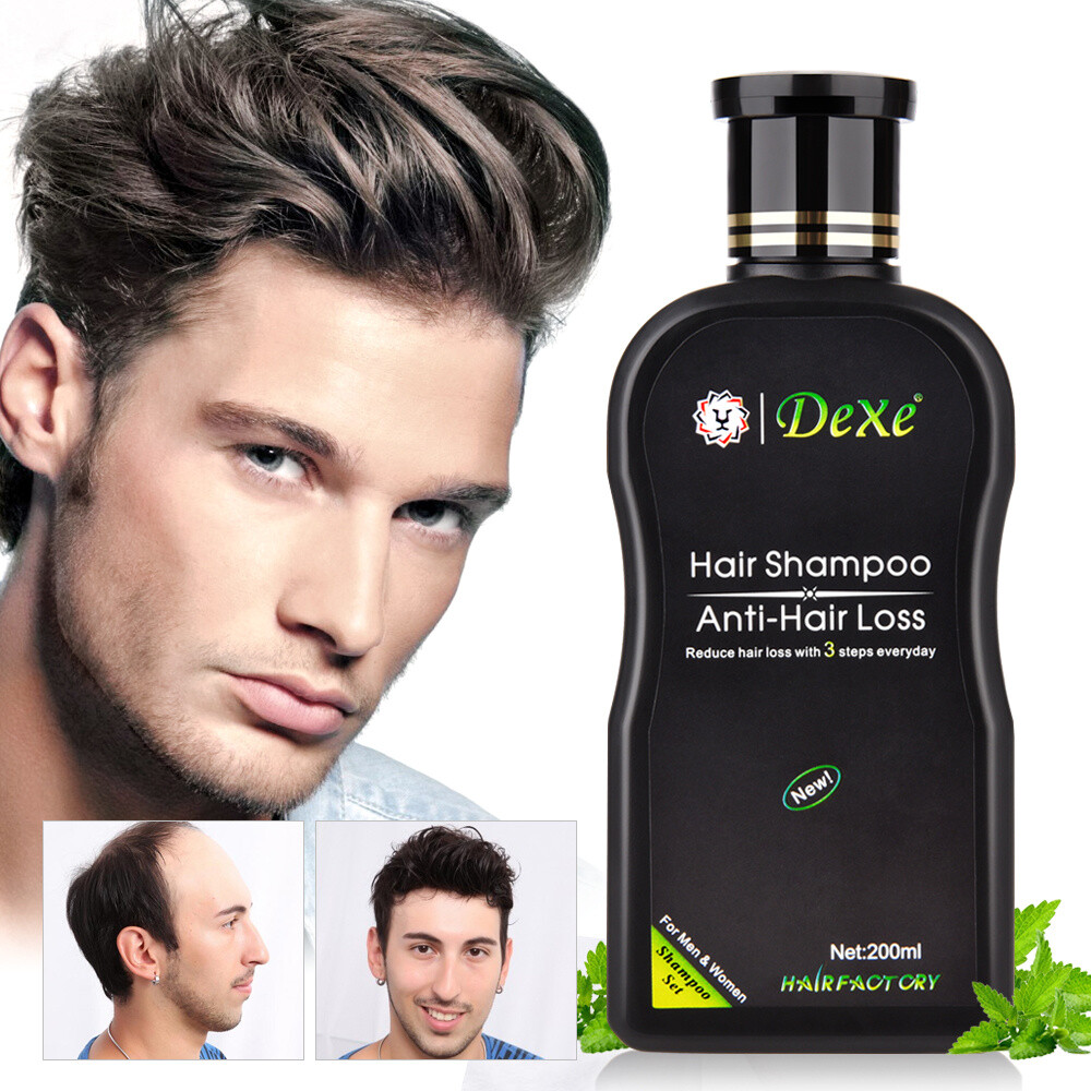 100% Pure Herbal Hair Growth Oil Shampoo Anti hair Loss Hair Regrowth Treatment
