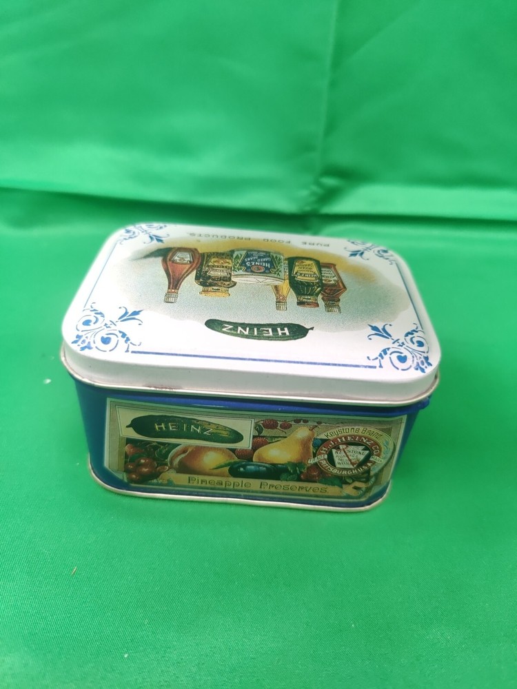 Retro Heinz Pineapple Preserves Rectangular Tin